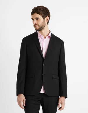 Black men's suit jacket Celio Duarmure