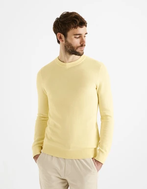 Celio Sweater Bepic with round neckline - Men