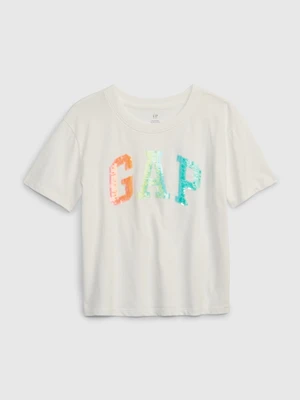 Children's T-shirt organic logo GAP - Girls