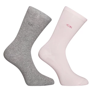 2PACK Calvin Klein Women's High Socks Multicolored