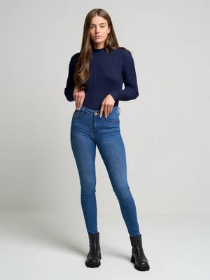 Big Star Woman's Skinny Trousers 115490  Blue