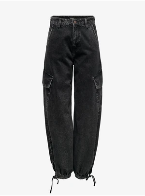 Black Women's Jeans with Jean Pockets ONLY Pernille - Women