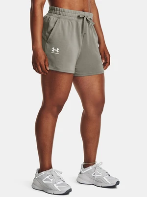 Under Armour Shorts UA Rival Terry Short-GRN - Women