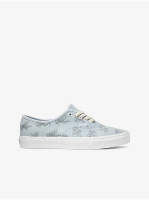 Light Blue Suede Patterned Sneakers VANS - Men's