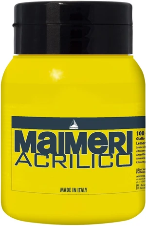 Maimeri Acrilico Acrylic Paint Lemon Yellow 100 500 ml 1 pieza