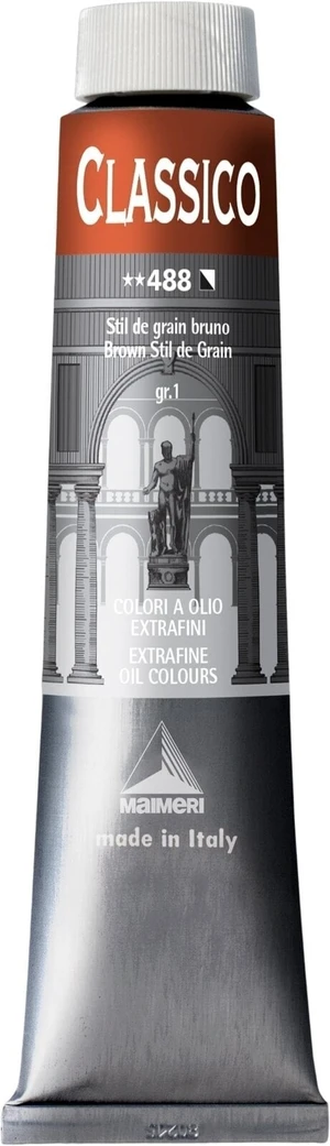 Maimeri Classico Pittura a olio Brown Stil De Grain 200 ml 1 pz