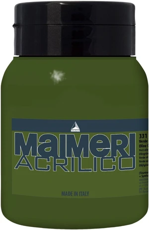 Maimeri Acrilico Colori acrilici Olive Green 331 500 ml 1 pz