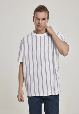 Heavy Oversized T-Shirt AOP Stripe White/Navy