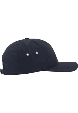 Low-profile water-repellent navy beanie