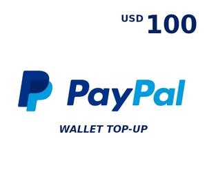 PayPal Wallet 100 USD Top Up