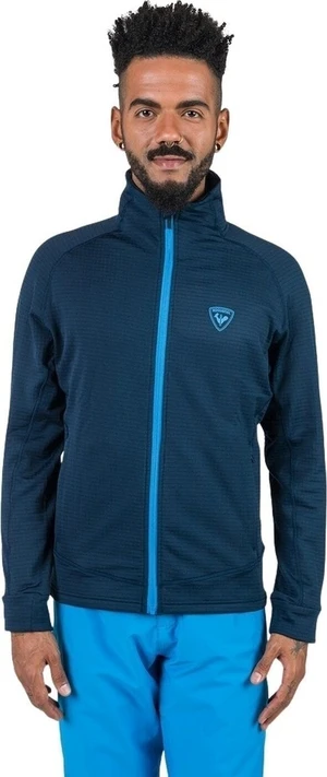 Rossignol Blackside Full Zip Fleece Dark Navy 2XL Chaqueta Camiseta de esquí / Sudadera con capucha