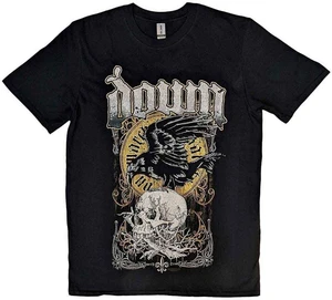 Down T-Shirt Swamp Skull Unisex Black XL