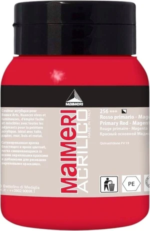 Maimeri Acrilico Akrylová barva Primary Red Magenta 256 500 ml 1 ks