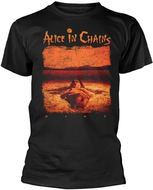 Alice in Chains T-Shirt Distressed Dirt Unisex Black XL