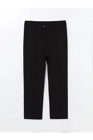 LC Waikiki LCWAIKIKI Classic New Black Slim Fit Women's Trousers