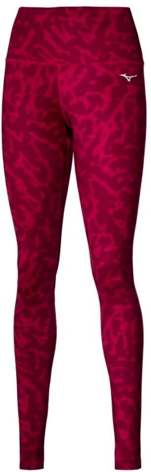 Women's Mizuno Printed Tight /Persian Red Trousers