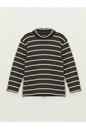 LC Waikiki Turtleneck Long Sleeve Striped Baby Boy T-Shirt