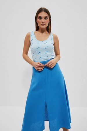 Women's top Moodo - light blue