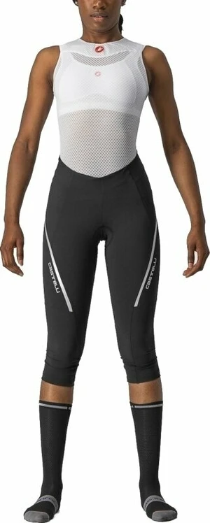 Castelli Velocissima 3 W Black/Silver L Cuissard et pantalon