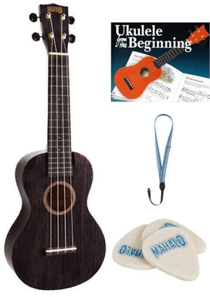 Mahalo MH2-TBK SET Trans Black Ukelele de concierto