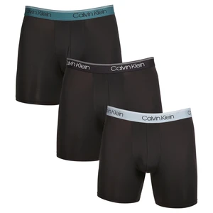 3PACK pánské boxerky Calvin Klein černé