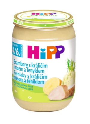 HIPP Brambory s králičím masem a fenyklem 190 g