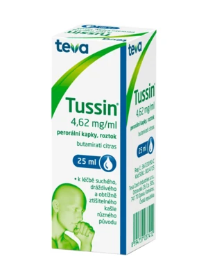 TUSSIN 4,62 mg/ml perorální kapky, roztok 25 ml