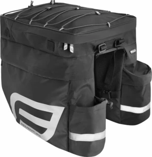 Force Adventure Carrier Doppelte Fahrradreisetasche Black 32 L