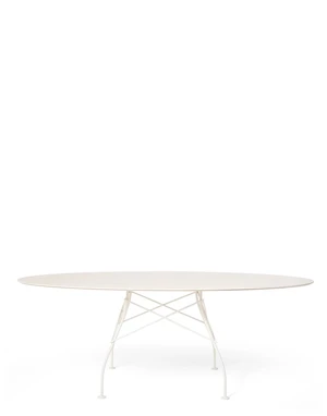 Masă de grădină GLOSSY OVAL, mai multe variante - Kartell Culoare: alb/alb