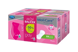 MoliCare Lady 2 kapky inkontinenční vložky 2x14 ks duopack