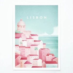 Plagát Travelposter Lisbon, A2