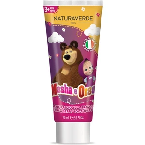 Masha & The Bear Kids zubná pasta pre deti s jahodovou príchuťou 75 ml