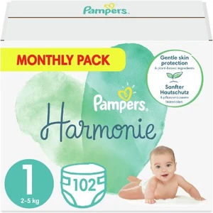 PAMPERS HARMONIE VEĽKOSŤ 1, 102KS 2-5KG