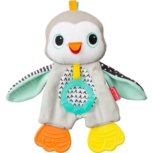 Infantino Cuddly Teether Penguin plyšová hračka s hryzadielkom 1 ks