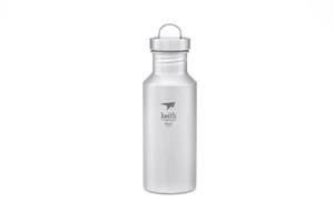 Titánová fľaša Sport Bottle Keith® 550 ml (Farba: Strieborná)