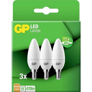 GP Batteries 740GPCAN087823B3 LED  En.trieda 2021 F (A - G) E14 sviečkový tvar 5.6 W = 40 W teplá biela (Ø x d) 35 mm x