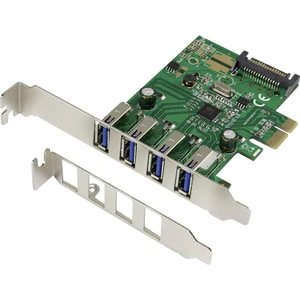 Renkforce  4 porty kontrolná karta USB 3.0 USB-A PCIe