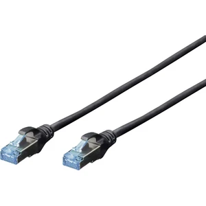 Digitus DK-1532-050/BL RJ45 sieťové káble, prepojovacie káble CAT 5e SF/UTP 5.00 m čierna krútené páry 1 ks