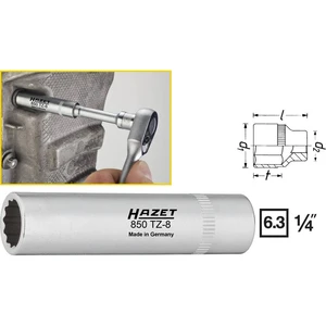 Hazet  850TZ-8  zásuvka 8 mm     1/4" (6,3 mm)