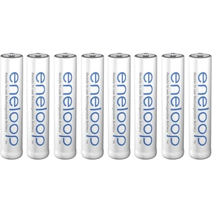 Panasonic eneloop HR03 mikrotužkový akumulátor typu AAA  Ni-MH 750 mAh 1.2 V 8 ks