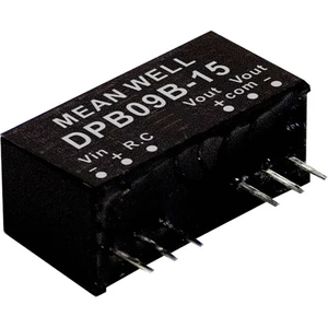 Mean Well DPB09B-05 DC / DC menič napätia, modul   800 mA 9 W Počet výstupov: 2 x