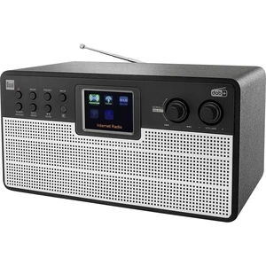 Dual Radiostation IR 100 internetové stolný rádio DAB+, FM Bluetooth, Wi-Fi, internetové rádio   čierna, strieborná