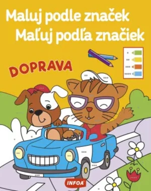 Maluj podle značek/Maľuj podľa značiek - Doprava