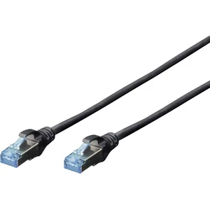 Digitus DK-1531-020/BL RJ45 sieťové káble, prepojovacie káble CAT 5e SF/UTP 2.00 m čierna krútené páry 1 ks