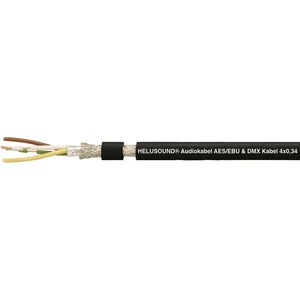 Helukabel 400033 audio kábel  4 x 0.34 mm² čierna metrový tovar