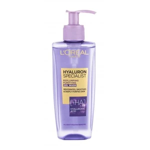 L´Oréal Paris Hyaluron Specialist Replumping Purifying Gel Wash 200 ml čistiaci gél W na veľmi suchú pleť; na dehydratovanu pleť; na rozjasnenie pleti