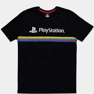 Póló PlayStation Color Stripe Logo S