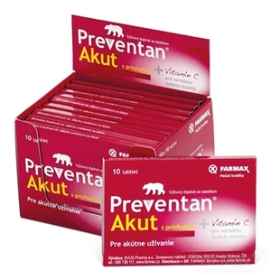 FARMAX Preventan Akut s novou príchuťou, box