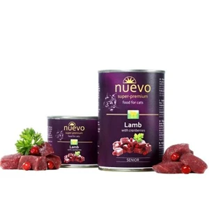 Nuevo Cat Senior Lamb/Cranberries - 200g