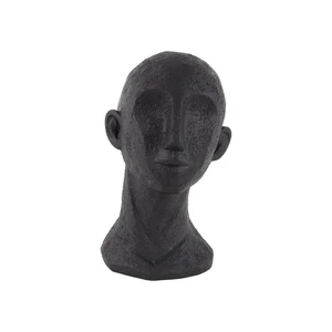 Čierna dekoratívna soška PT LIVING Face Art Dona, 28 cm